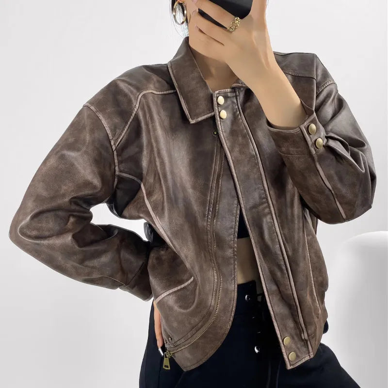 Y2K LEATHER JACKETS