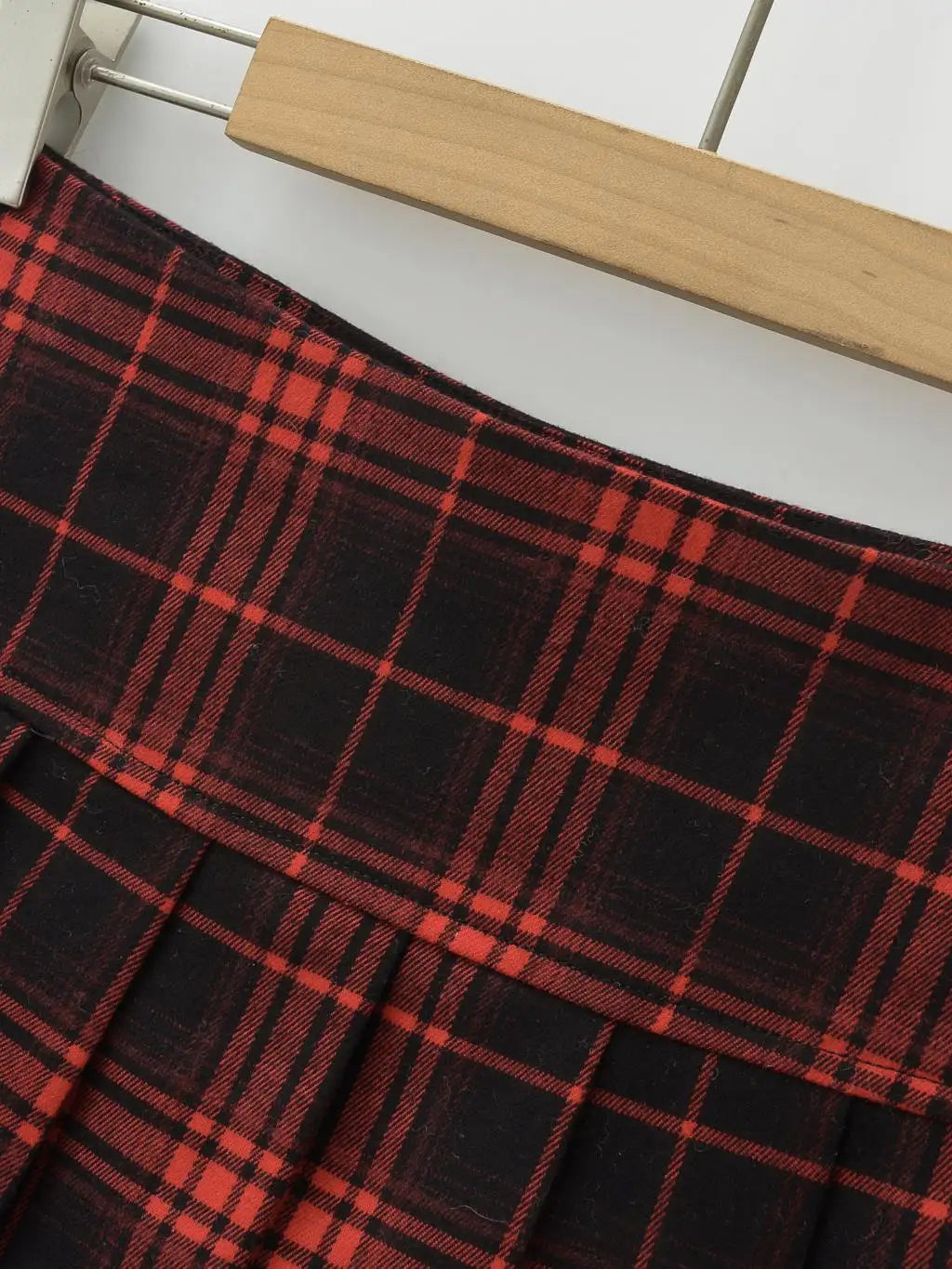 Summer Mini Skirts For Woman Graduation Seaon Red Plaid Skirts Women Y2k Skirts Vintage Clothes Pleated Skirts Preppy Style