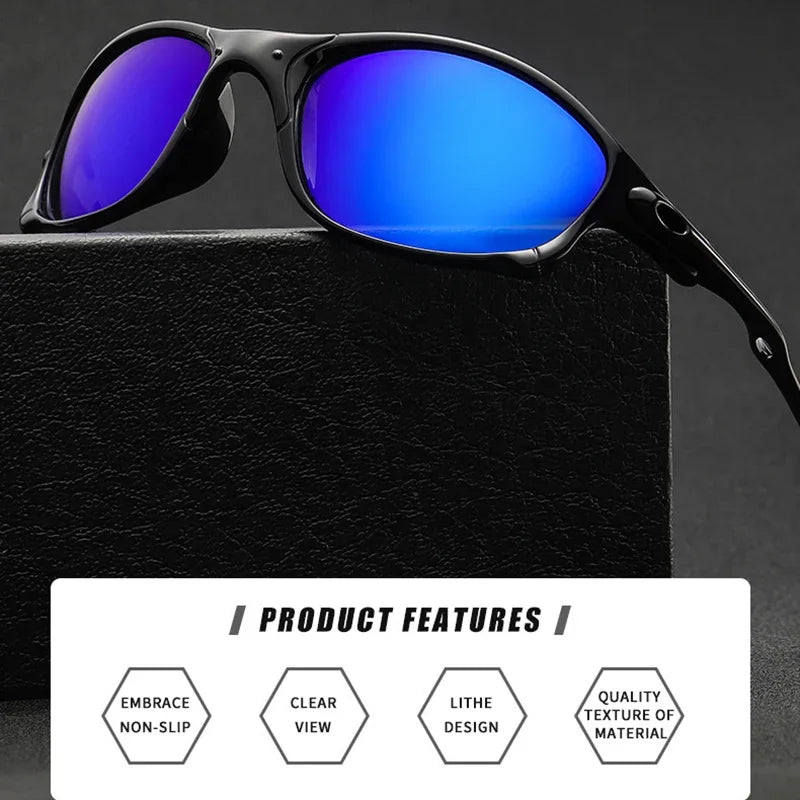 Fashion Colorful Sport Sunglasses Sun Glasses Goggles Gradient UV400 Windproof Sunglasses for Men Women Retro De Sol Masculino