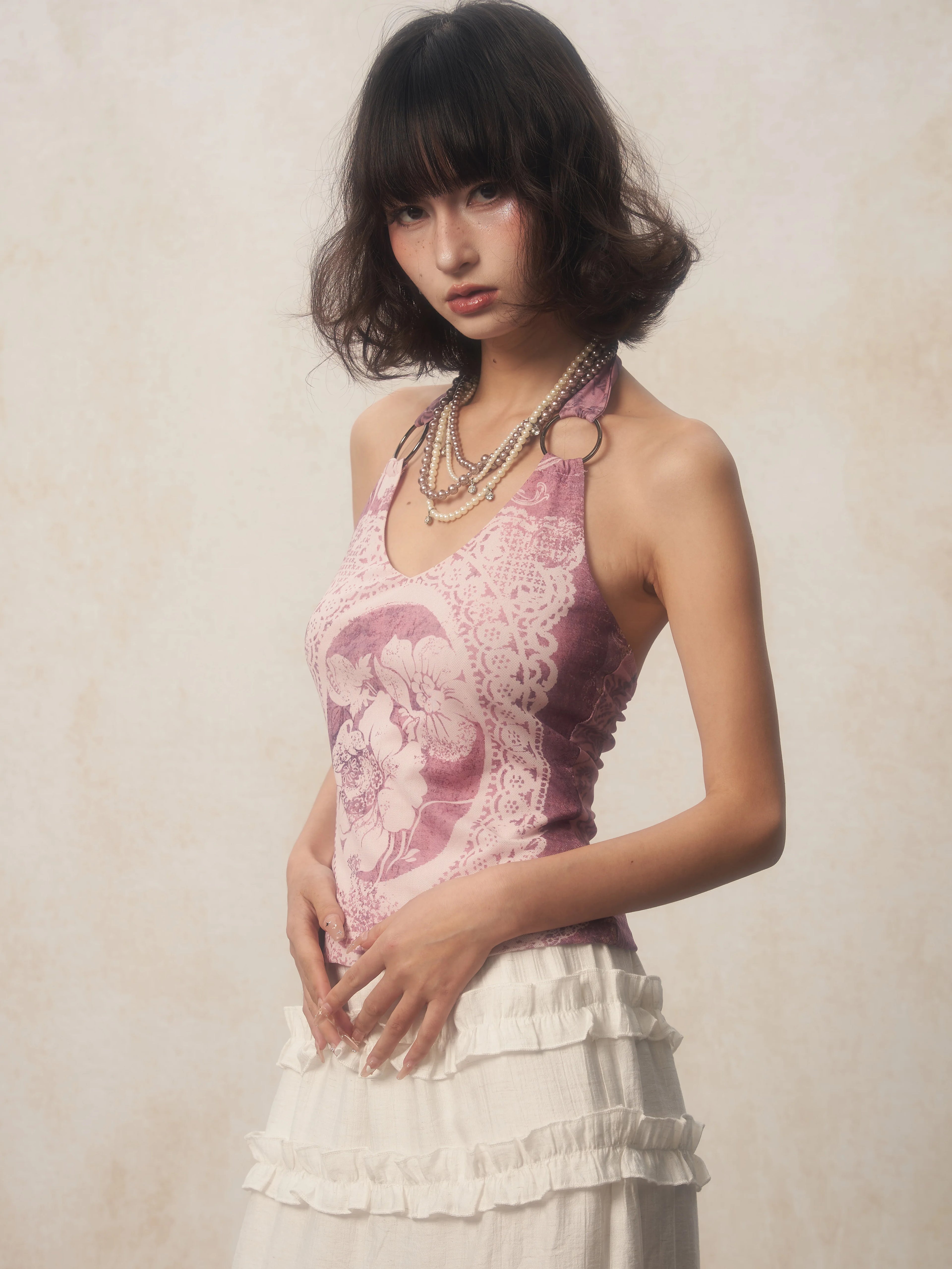 Japanese Y2k Halter Tops