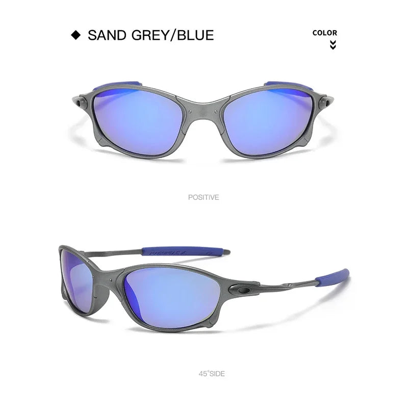 Fashion Colorful Sport Sunglasses Sun Glasses Goggles Gradient UV400 Windproof Sunglasses for Men Women Retro De Sol Masculino