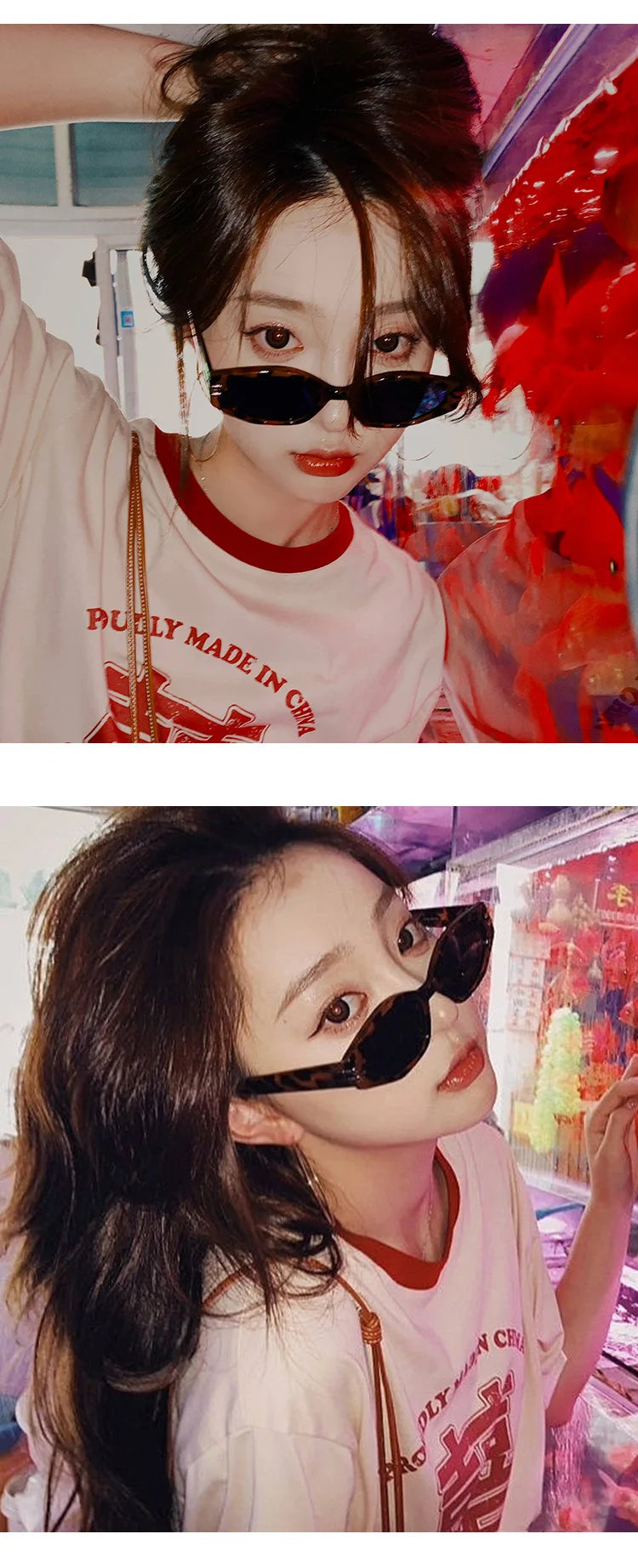 Vintage Black Square Sunglasses Woman Luxury Brand Small Rectangle Sun Glasses Female Gradient Clear Eyewear Oculos De Sol
