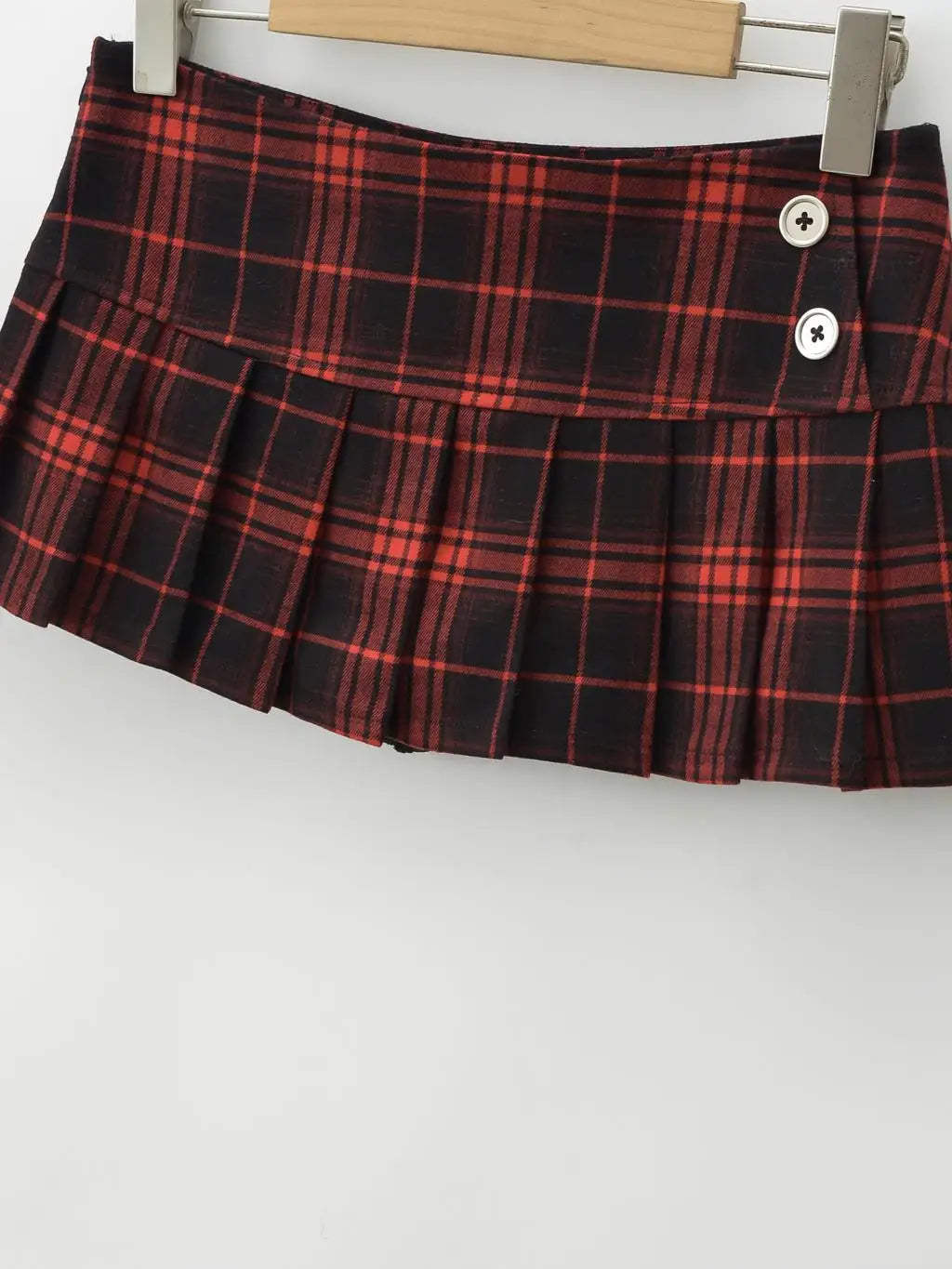 Summer Mini Skirts For Woman Graduation Seaon Red Plaid Skirts Women Y2k Skirts Vintage Clothes Pleated Skirts Preppy Style
