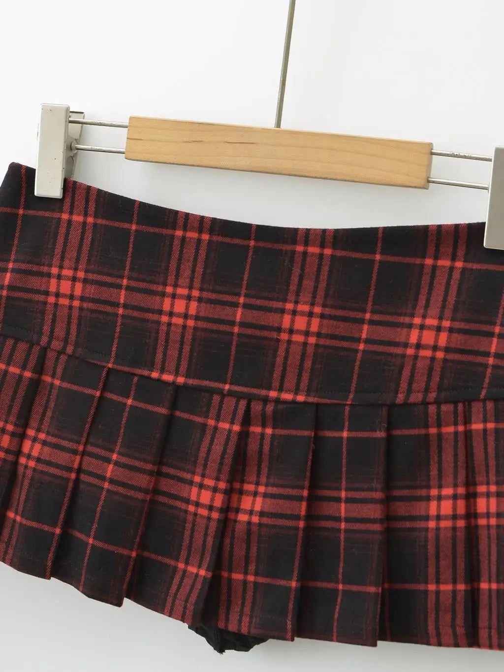 Summer Mini Skirts For Woman Graduation Seaon Red Plaid Skirts Women Y2k Skirts Vintage Clothes Pleated Skirts Preppy Style