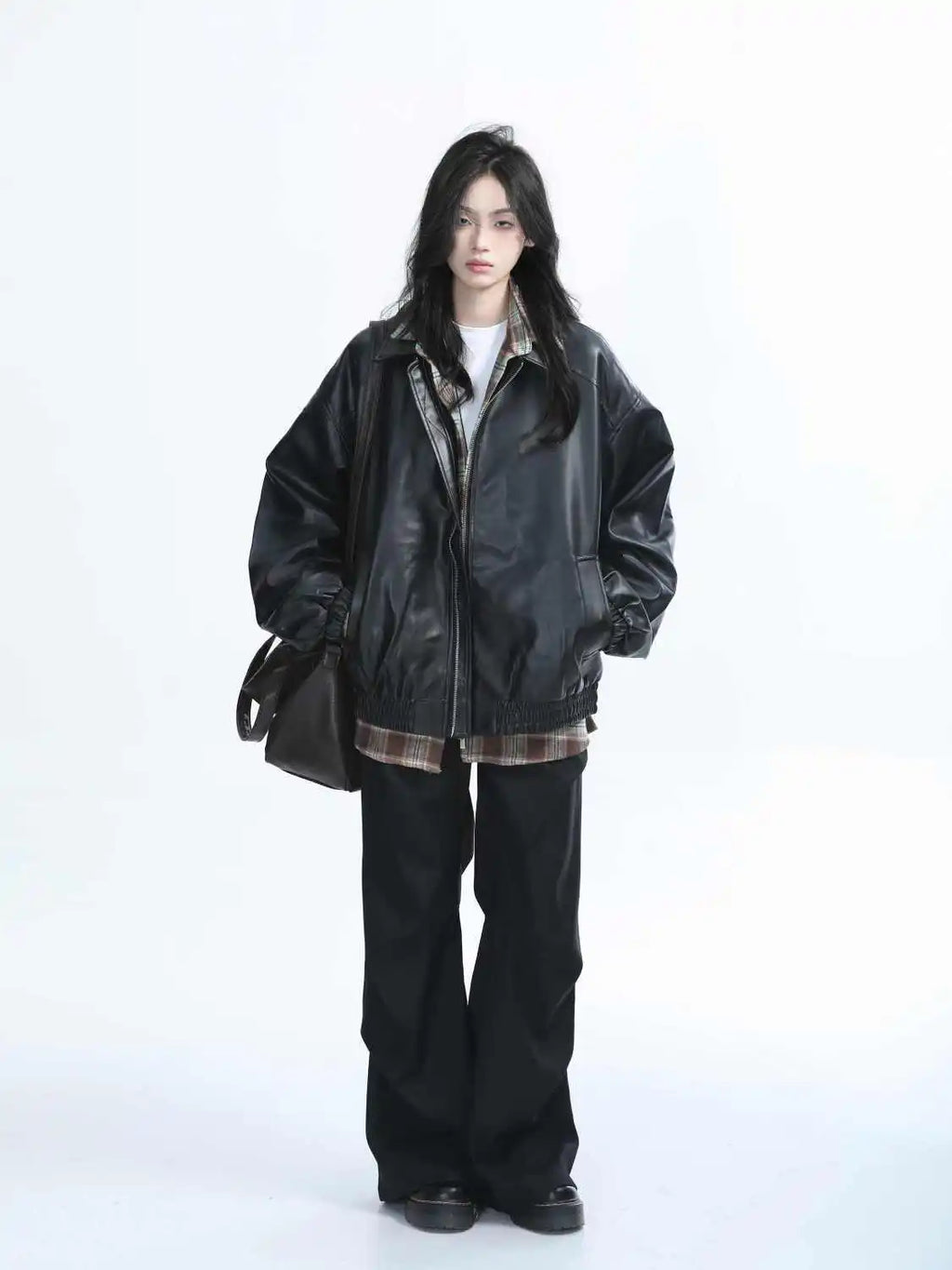 Harajuku Thin Leather Jackets Retro Autumn 2025 Korean Fashion American Vintage Denim Coats Women and Mens Casual Y2k Clothing