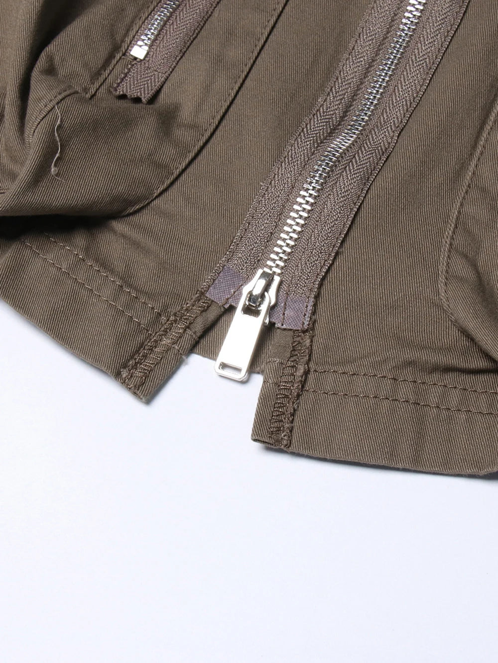 Modphy Y2k Black long Skirt Fashion Harajuku Multi Pocket Solid Skirt Womens Streetwear Casual Sexy Khaki Skirt