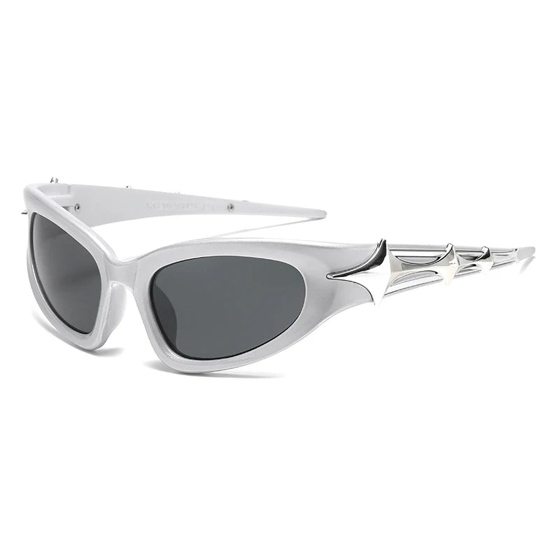 Y2k Fashion Punk Sports Sunglasses for Men Women Luxury Brand Designer Sun Glasses Men's Vintage Shades UV400 Goggle Eyewear