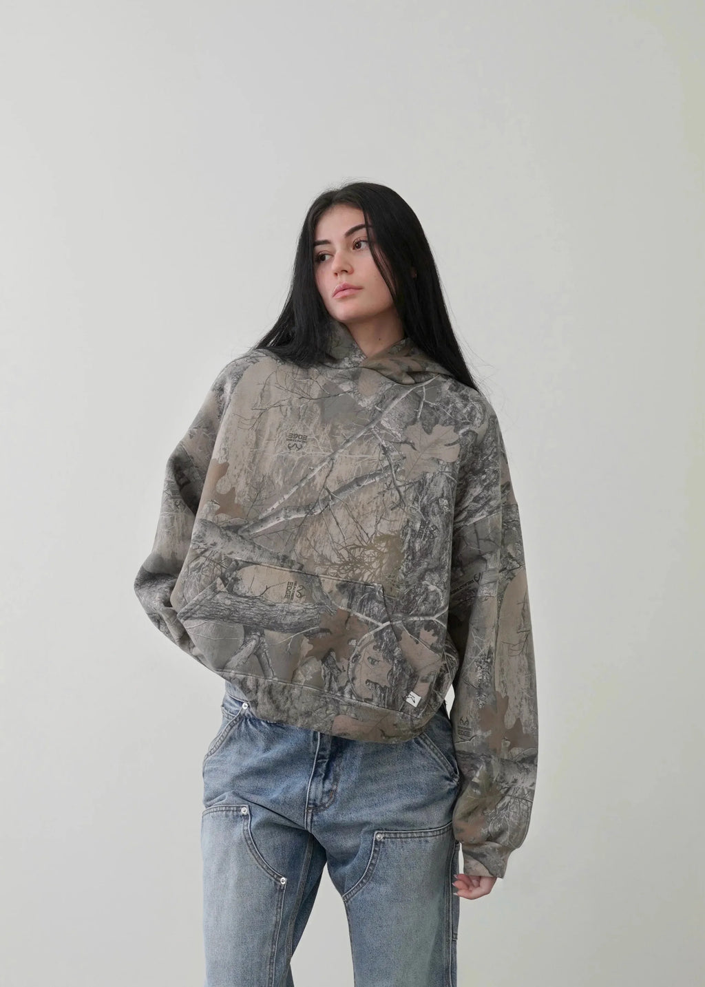 Y2K Hip Hop Retro Hoodie Men Printed Camouflage Pattern Pullover Sweatshirts High Street Streetwear Oversized Unisex Camo Hoodie