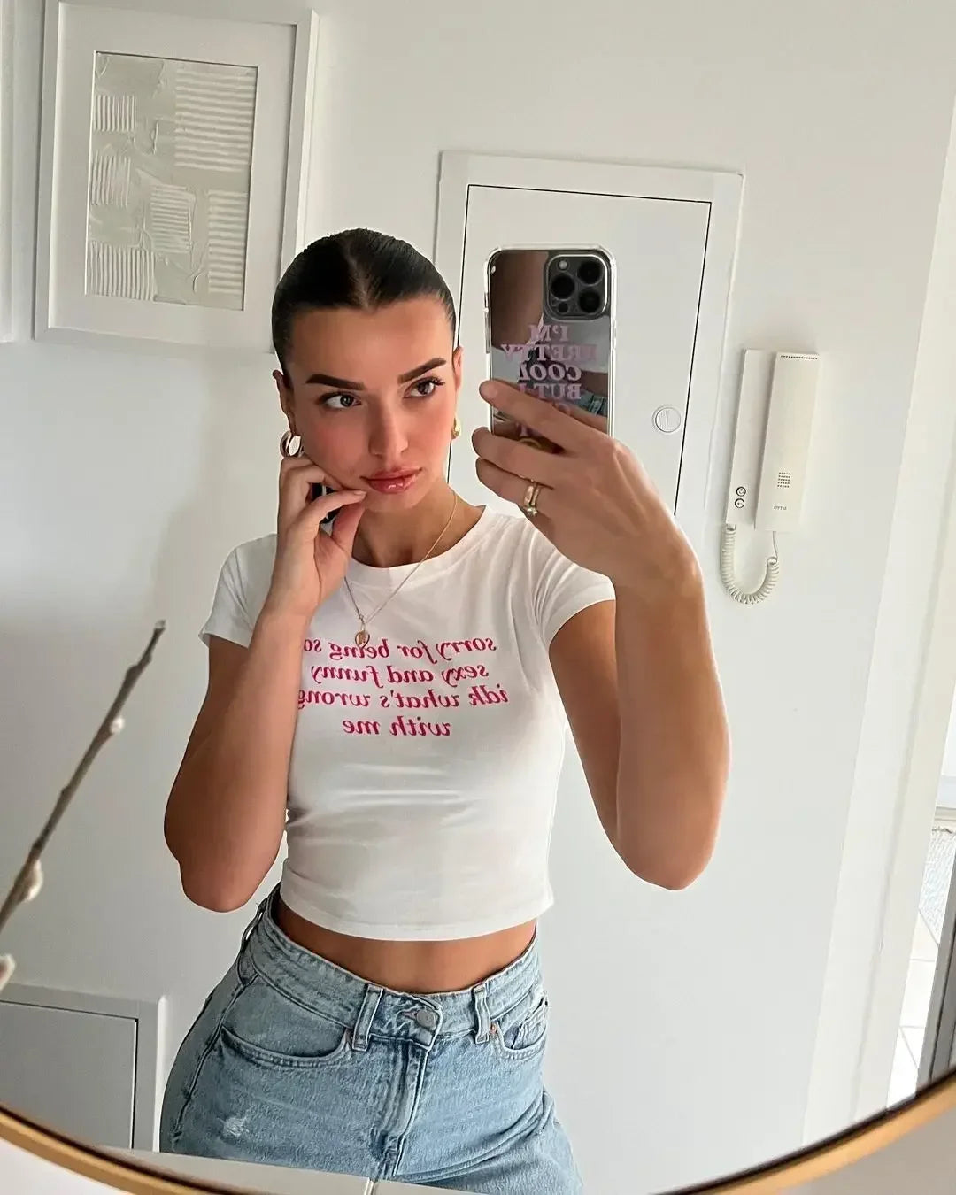 Y2K Letter Print Vintage High Street Aesthetic T-shirt 2000's