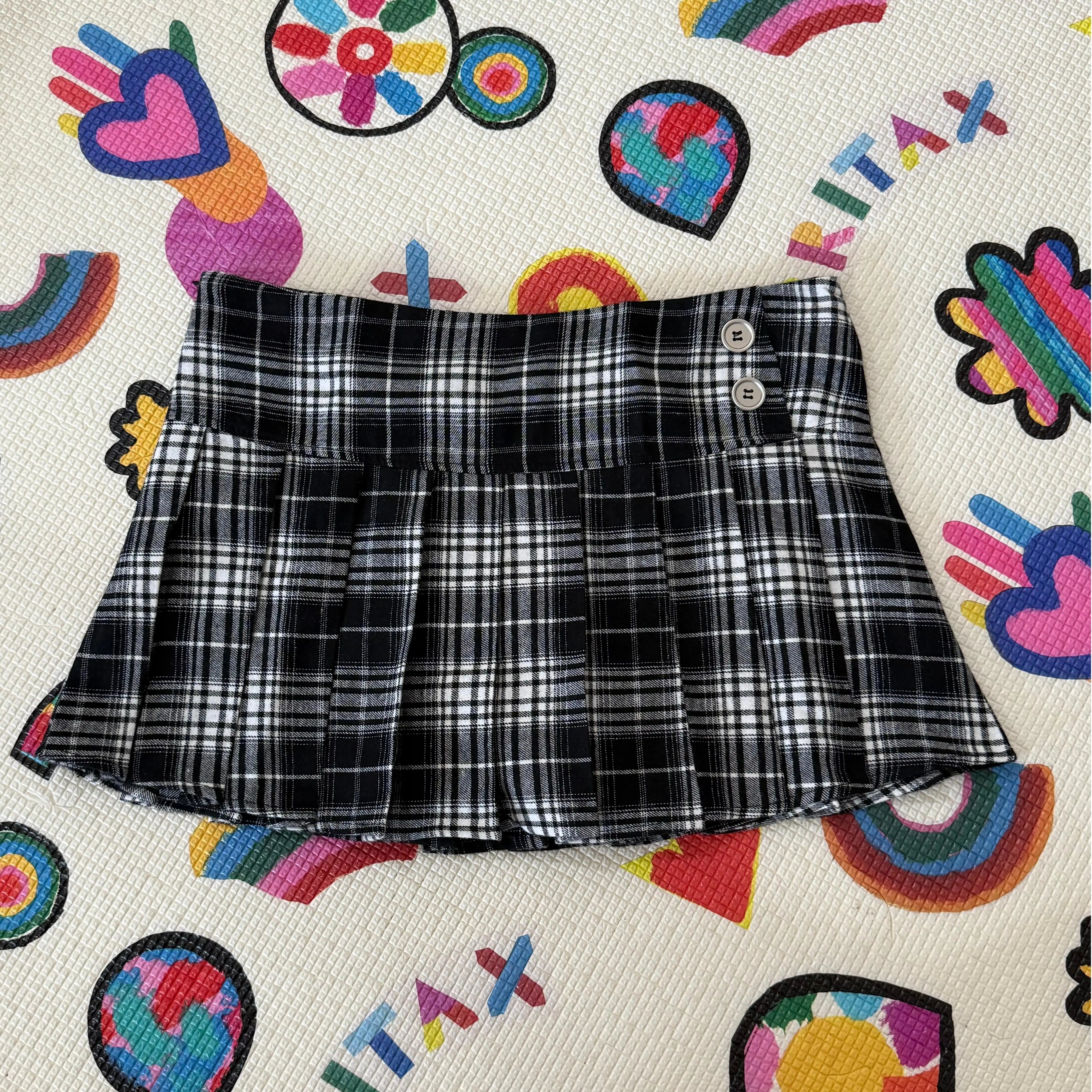Summer Mini Skirts For Woman Graduation Seaon Red Plaid Skirts Women Y2k Skirts Vintage Clothes Pleated Skirts Preppy Style