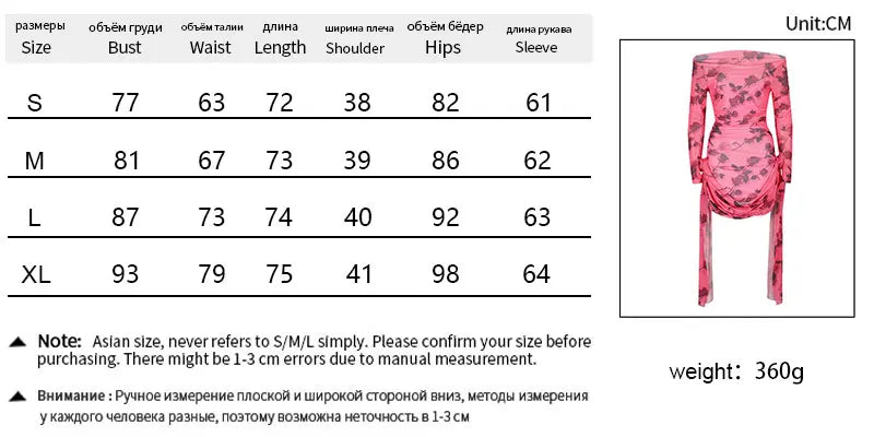 AODEBIAO Y2K Women Mini Dress Elegant Party Long Sleeves Autumn Print Folds Dresses Female Off-shoulder Casual Ribbon Slim Dress