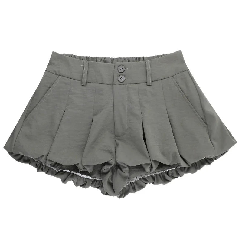 Y2K Street Style 2025 Summer New Arrival Women's Low Waist Flower Bud Super Short Trendy Girl Mini Skirt Women's Clothing