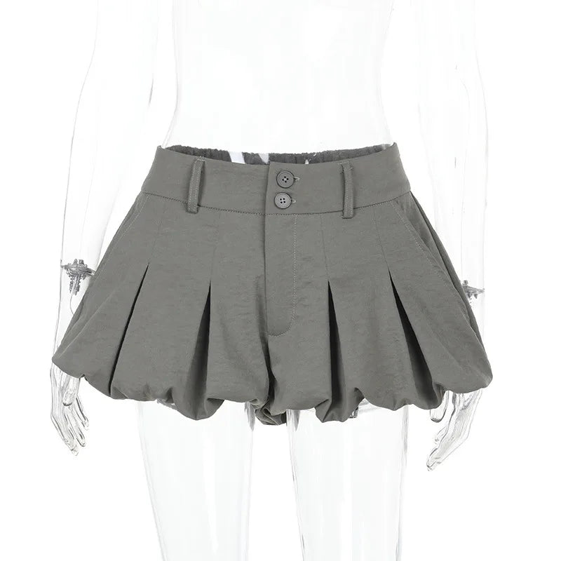 Y2K Street Style 2025 Summer New Arrival Women's Low Waist Flower Bud Super Short Trendy Girl Mini Skirt Women's Clothing