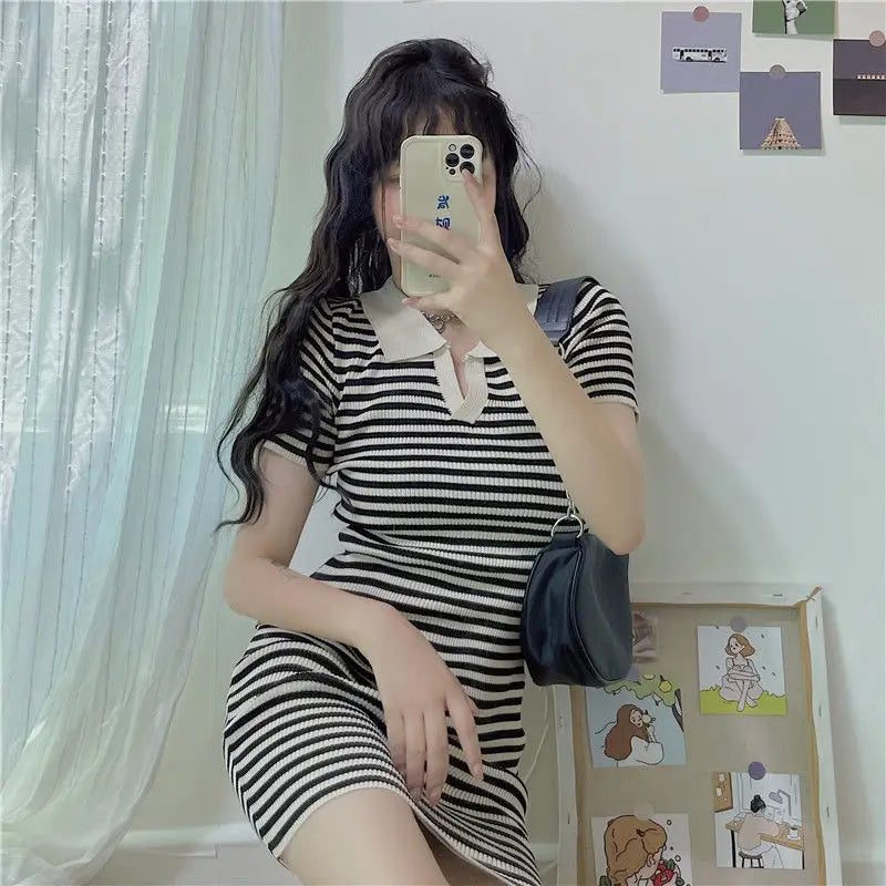 Dresses for Women 2024 Short Woman Dress Mini Clothes Tight Trendy Bodycon Cotton Xl Sale Outfits Y2k Loose Hot Harajuku Vintage