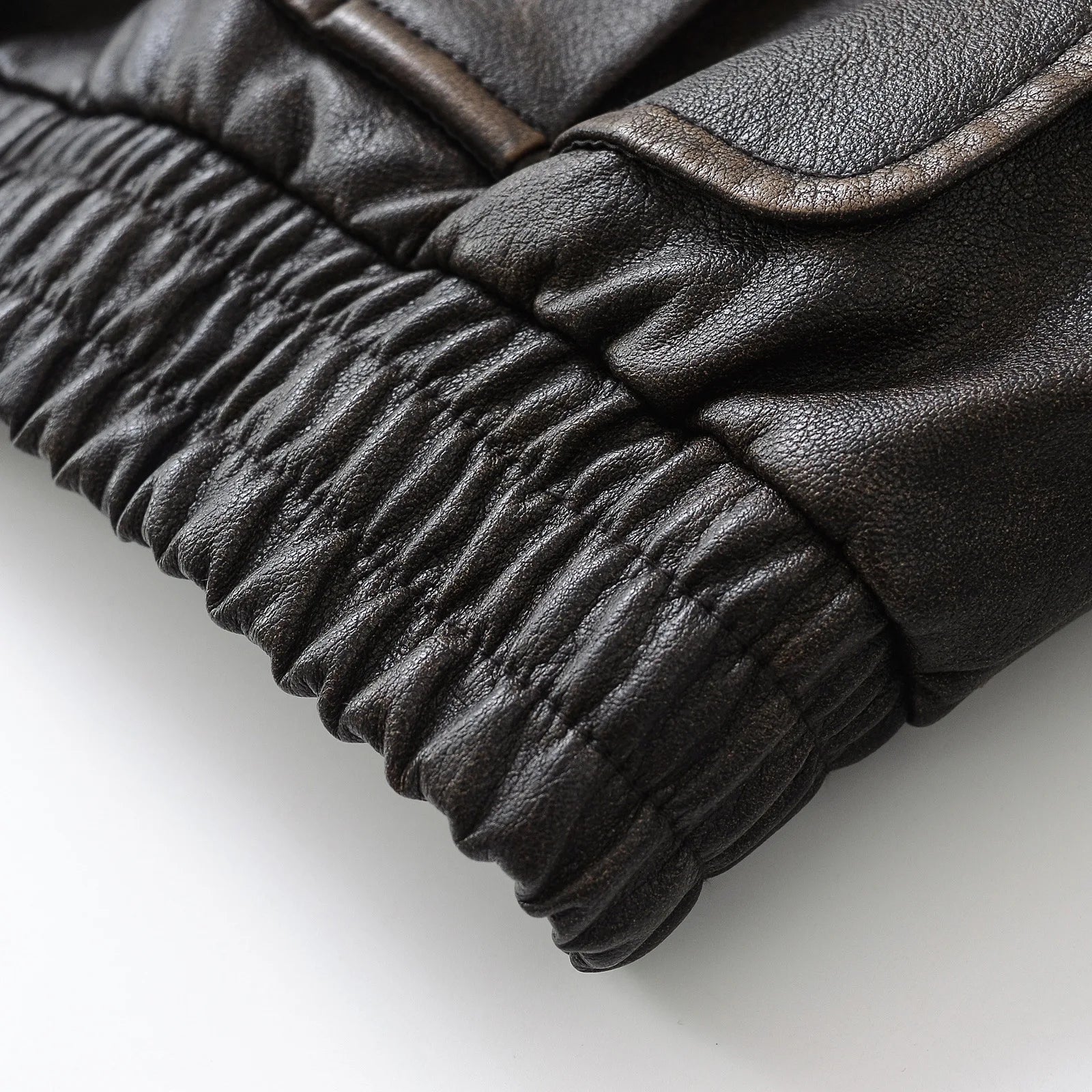 Faux Leather Women Jackets Pu Coats Turn Down Collar Coat Casual Loose Y2k Streetwear Splice Work Jacket Autumn Winter 2025