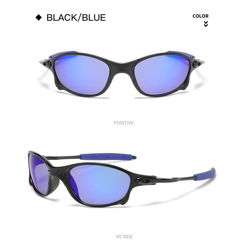 Fashion Colorful Sport Sunglasses Sun Glasses Goggles Gradient UV400 Windproof Sunglasses for Men Women Retro De Sol Masculino