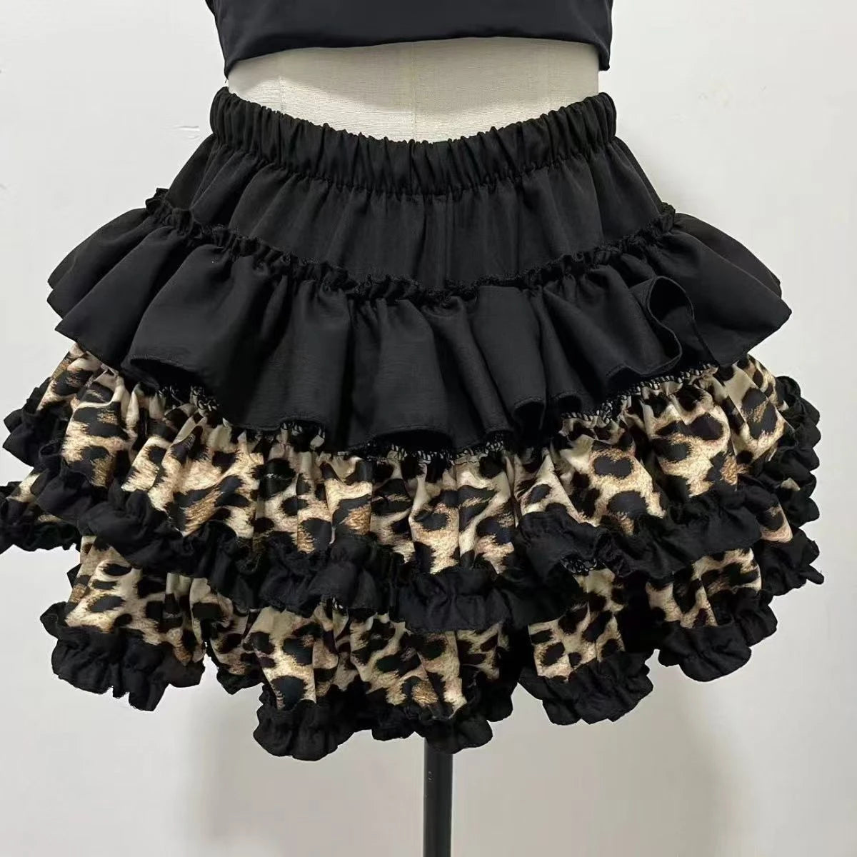 Gothic Y2k Elastic Waist Harajuku Y2k Short Skirt Women Hot Chick Chic Ruffle Subculture Skirts Design Retro Cake Skirt Lolita