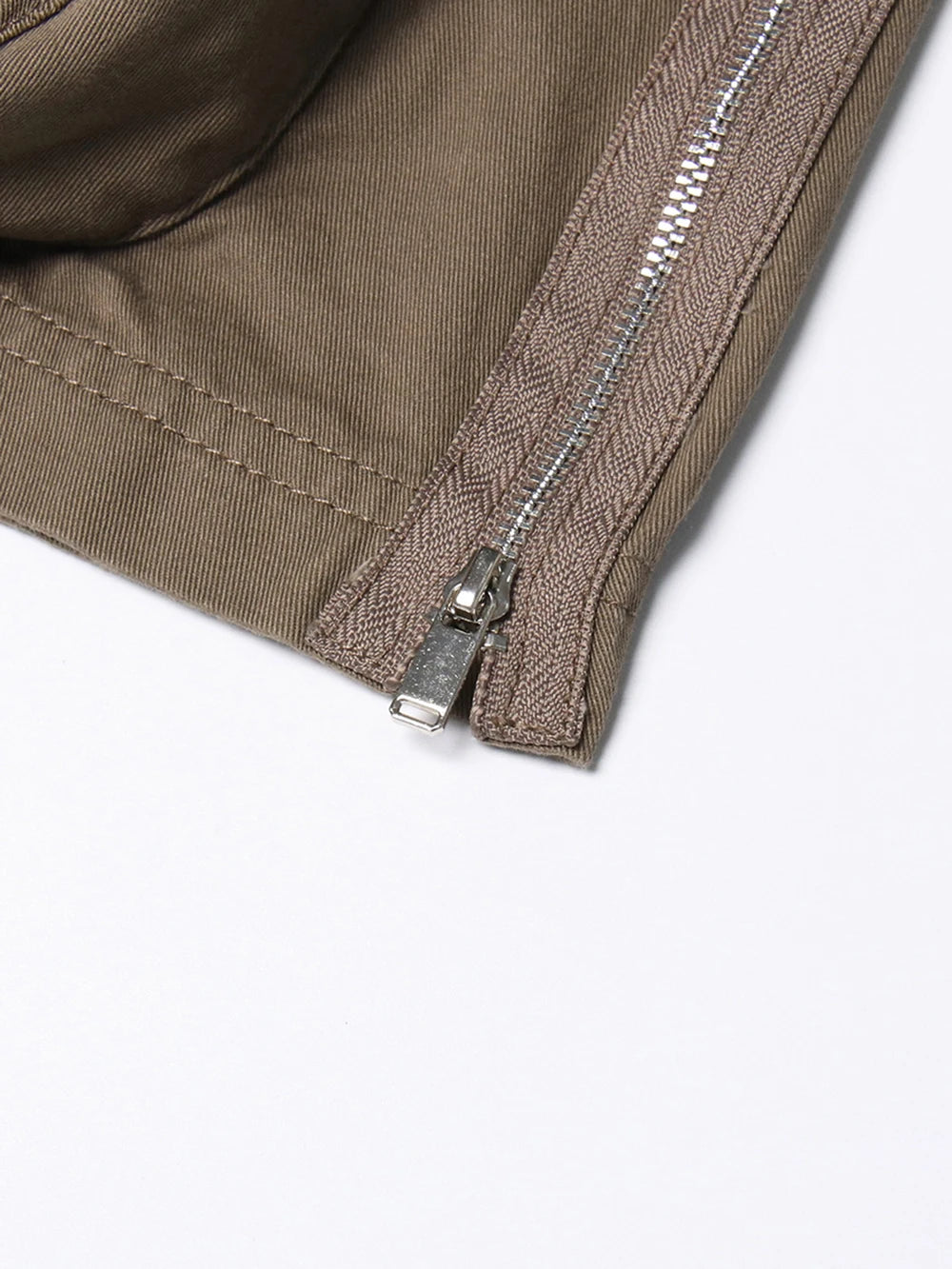 Modphy Y2k Black long Skirt Fashion Harajuku Multi Pocket Solid Skirt Womens Streetwear Casual Sexy Khaki Skirt