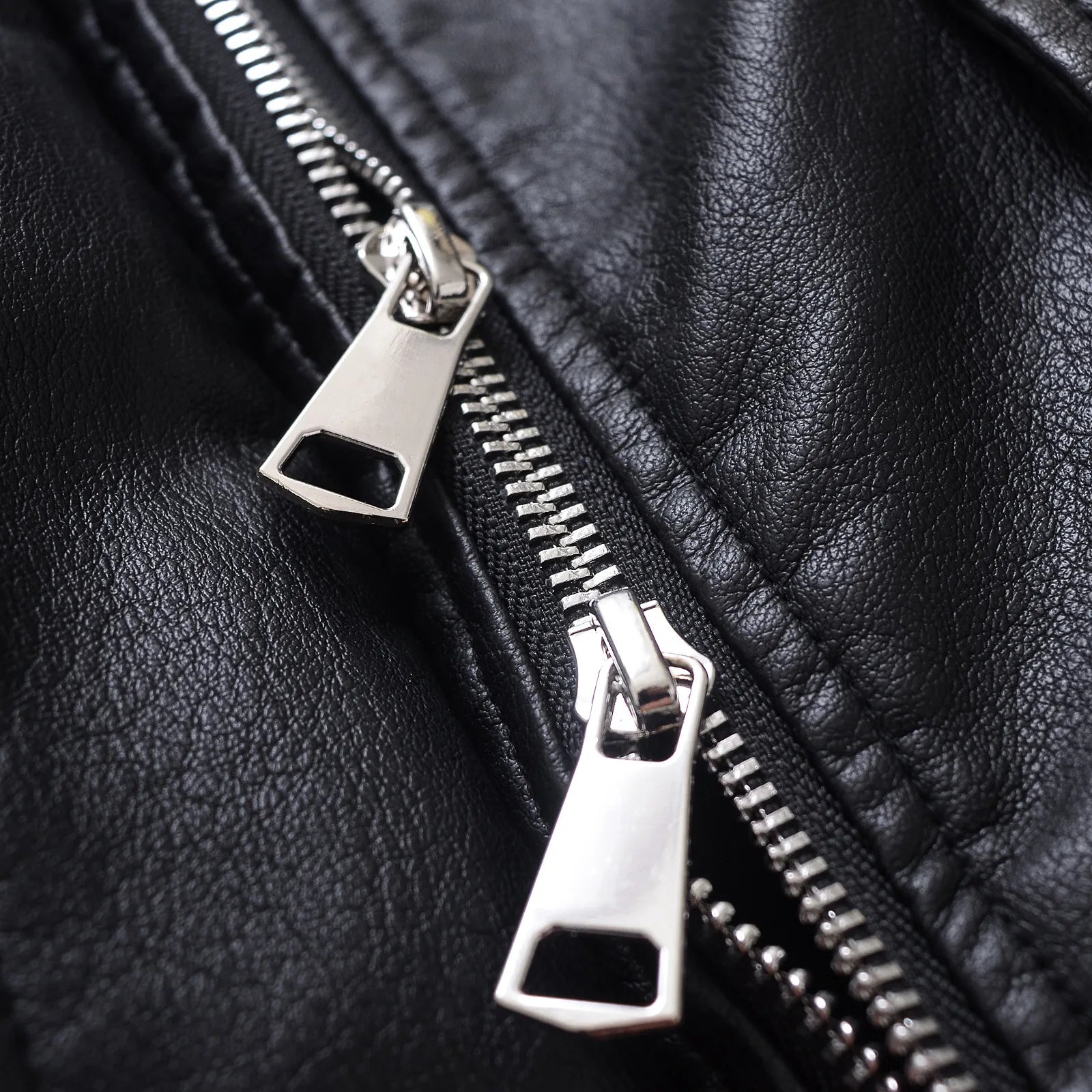 Faux Leather Women Jackets Pu Coats Turn Down Collar Coat Casual Loose Y2k Streetwear Splice Work Jacket Autumn Winter 2025