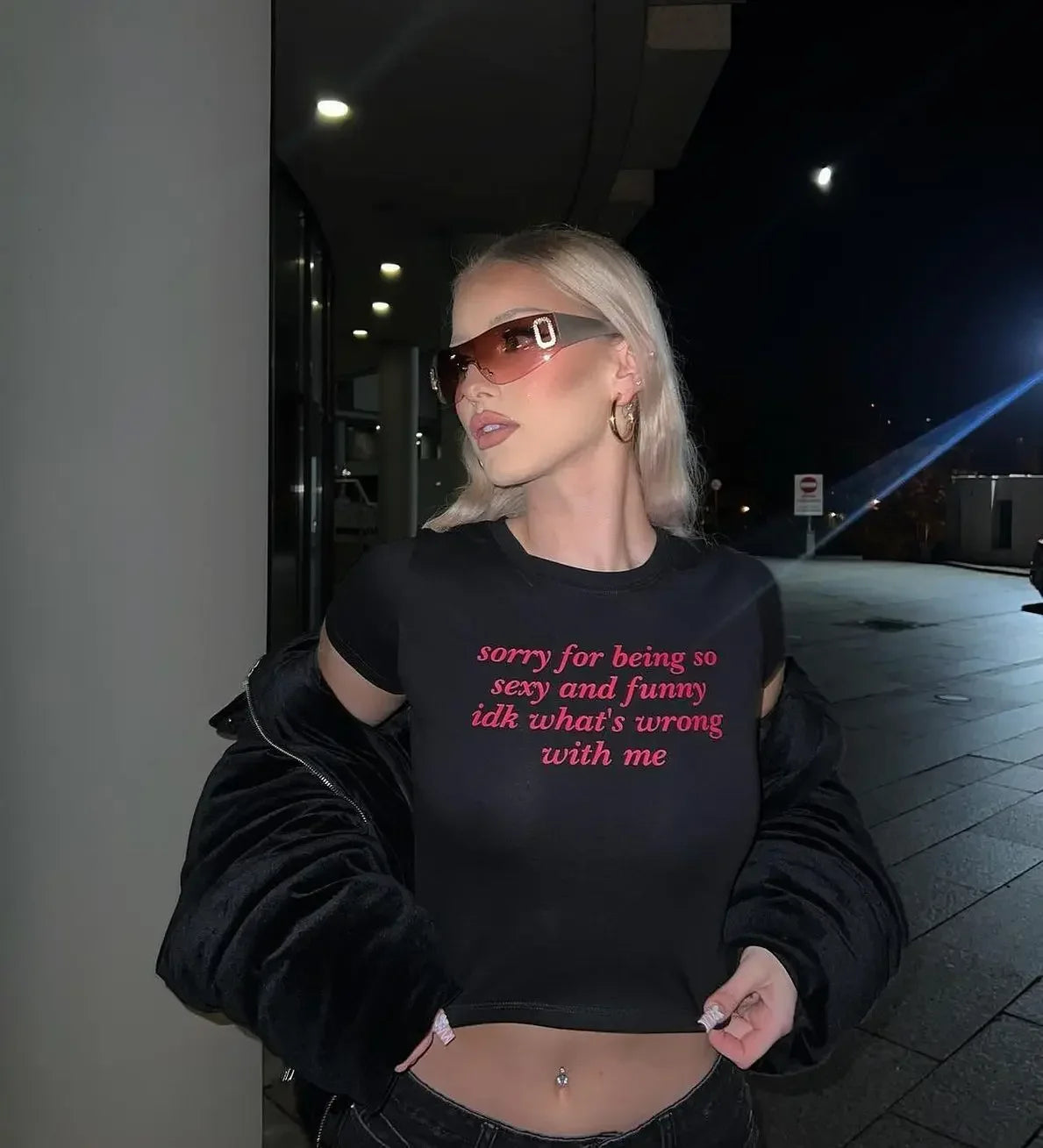 Y2K Letter Print Vintage High Street Aesthetic T-shirt 2000's