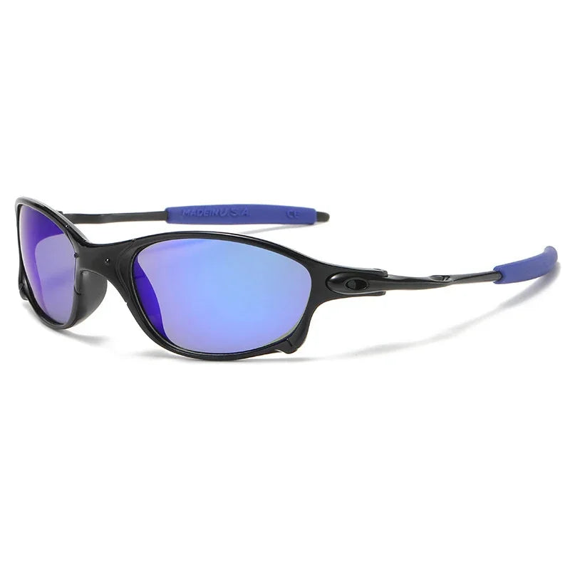 Fashion Colorful Sport Sunglasses Sun Glasses Goggles Gradient UV400 Windproof Sunglasses for Men Women Retro De Sol Masculino