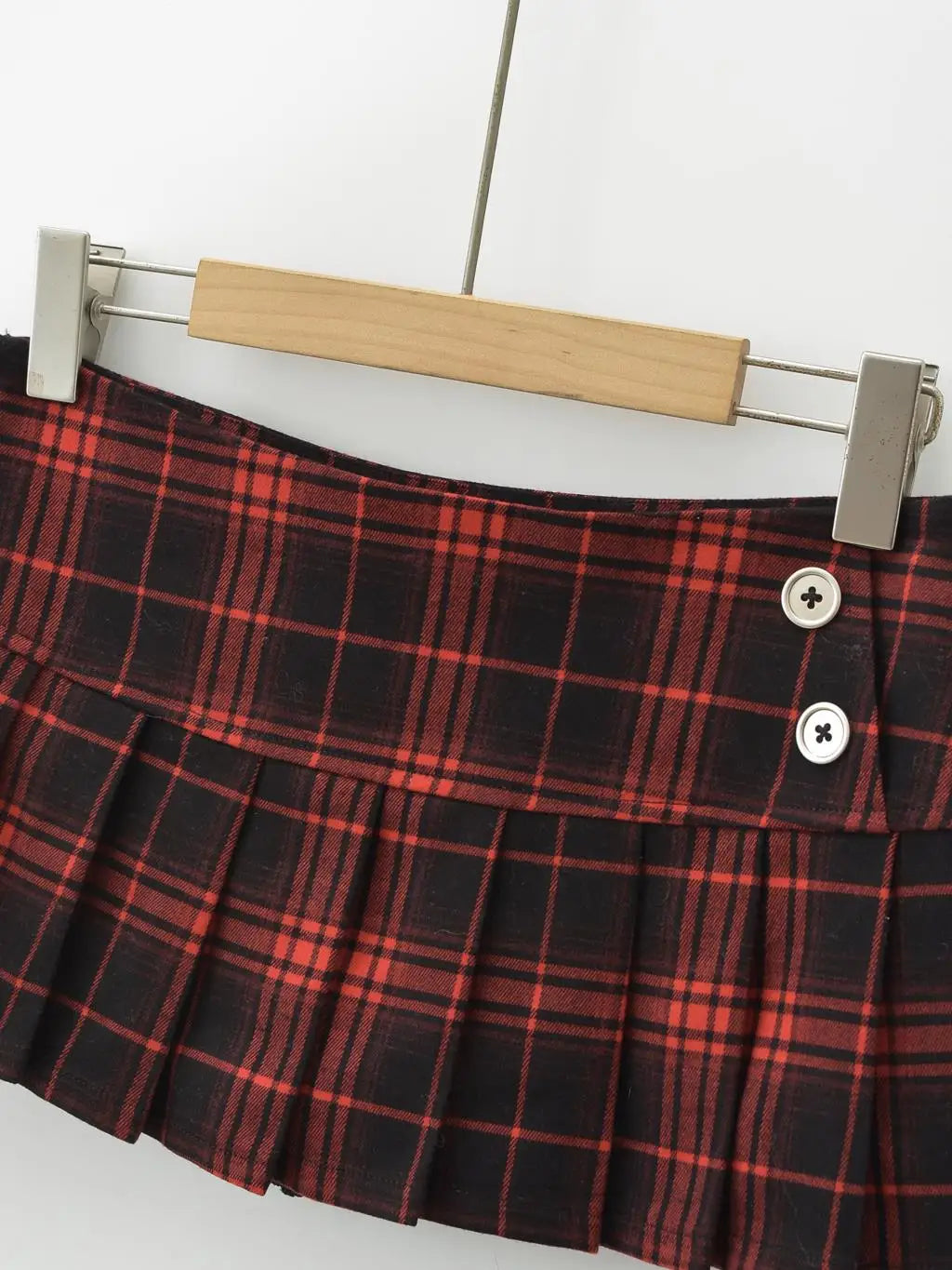Summer Mini Skirts For Woman Graduation Seaon Red Plaid Skirts Women Y2k Skirts Vintage Clothes Pleated Skirts Preppy Style