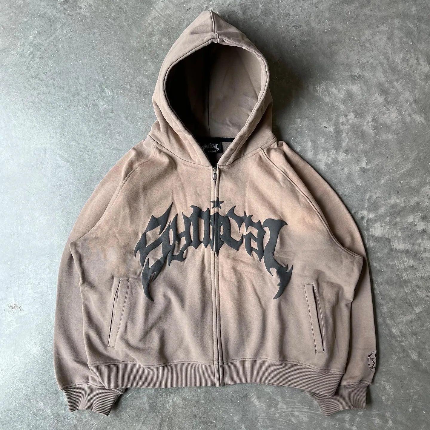 Y2K Unisex Hoodies Women Autumn Winter Harajuku Zip Up Hooded Sweatshirt Men Gothic Hip Hop Oversized Jackets Streetwear