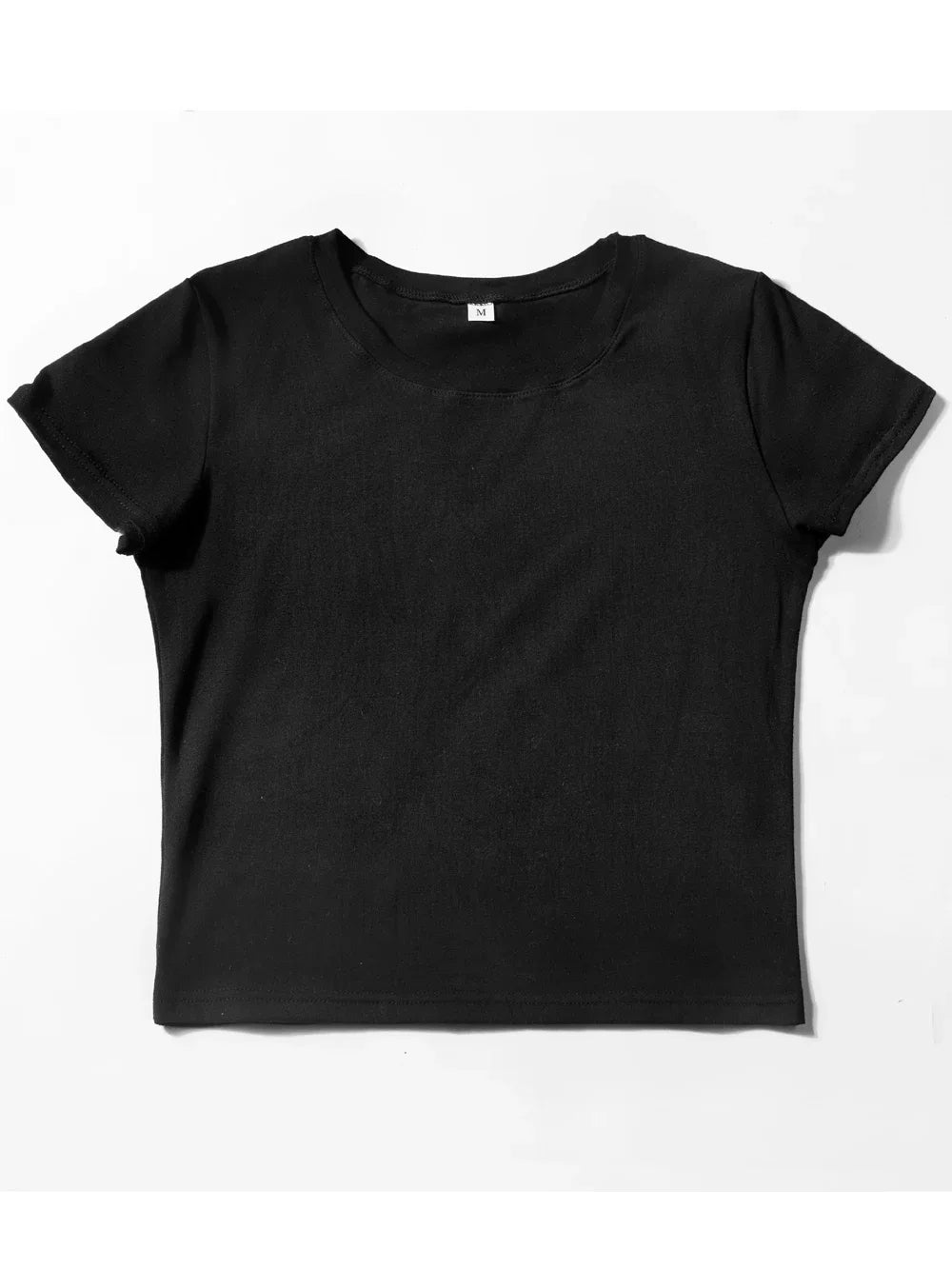 Y2k Money Jewelry Letter Print Cotton Women Crop T-shirts Tee Shirts