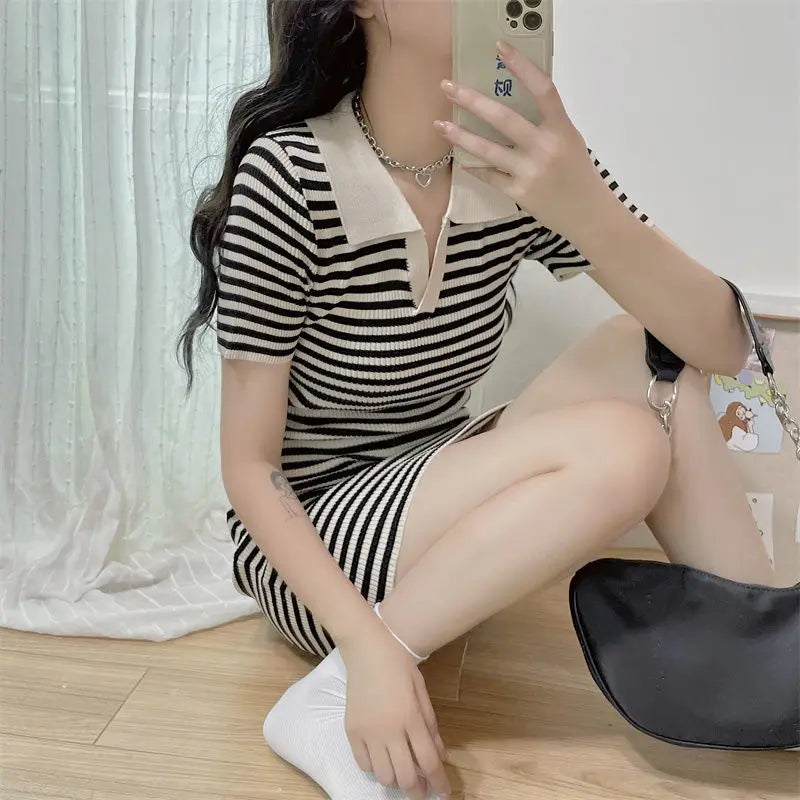 Dresses for Women 2024 Short Woman Dress Mini Clothes Tight Trendy Bodycon Cotton Xl Sale Outfits Y2k Loose Hot Harajuku Vintage