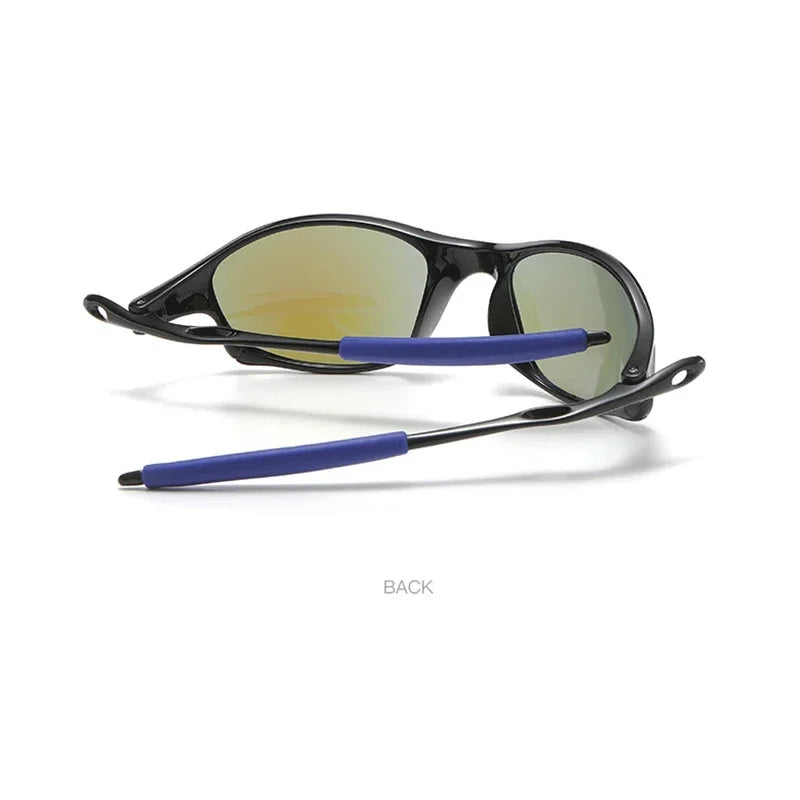 Fashion Colorful Sport Sunglasses Sun Glasses Goggles Gradient UV400 Windproof Sunglasses for Men Women Retro De Sol Masculino