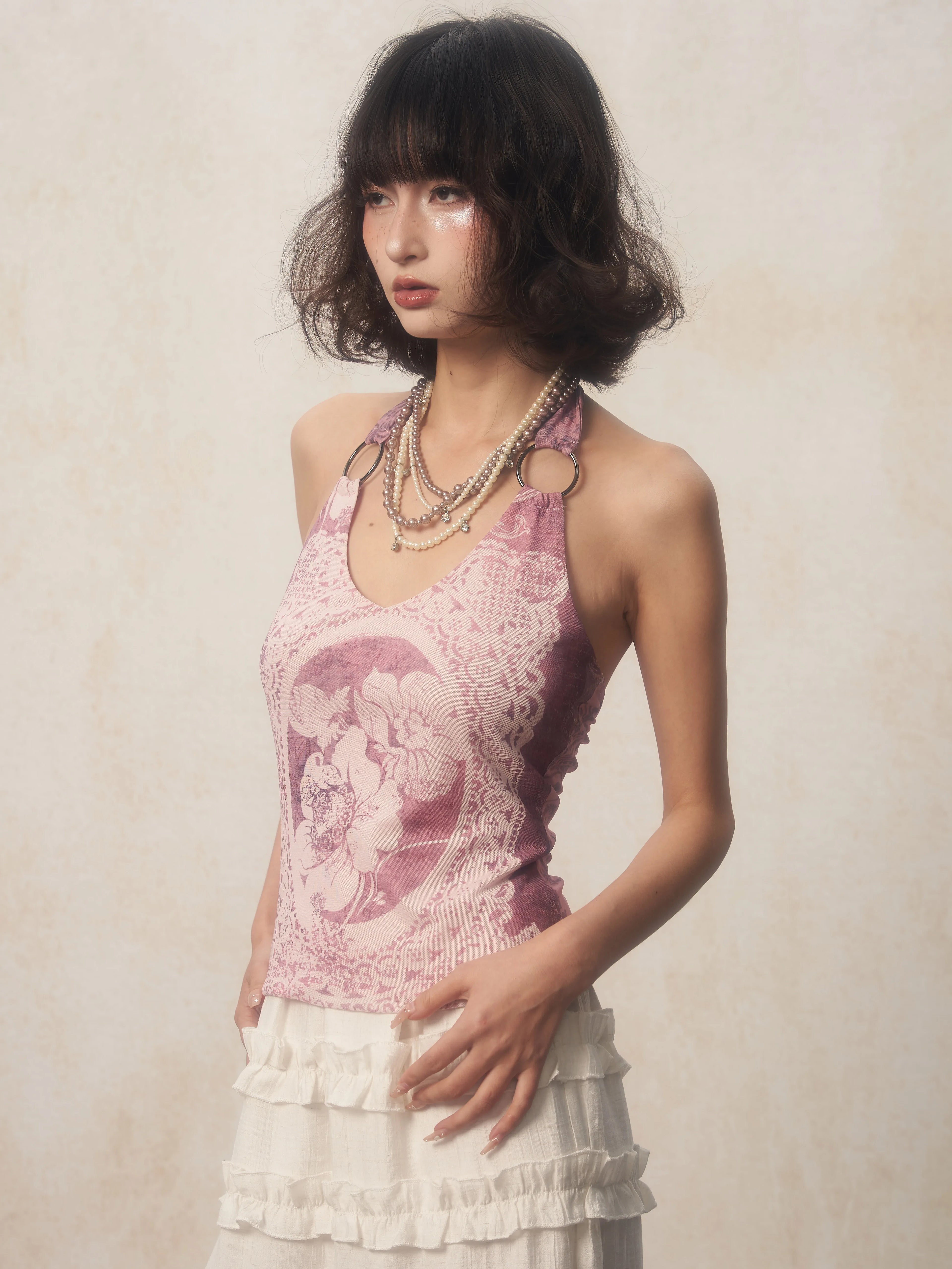 Japanese Y2k Halter Tops
